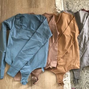 SKIMS ESSENTIAL BODY SUITS - VARIOUS SEASONAL COLORS